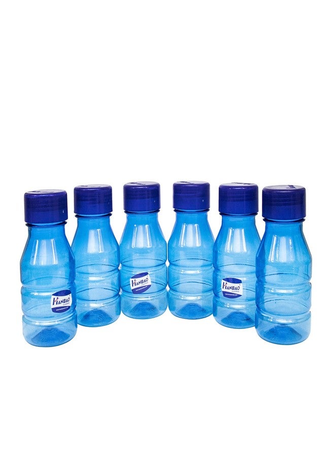 HANBAO SMALL PET WATER BOTTLE, 250ml (Pack of 6) Blue - Image 2